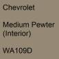 Preview: Chevrolet, Medium Pewter (Interior), WA109D.